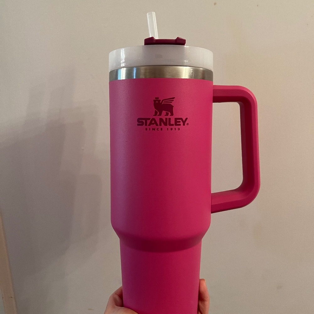 RARE Pink Stanley Quencher H2.0 Tumbler 40 oz